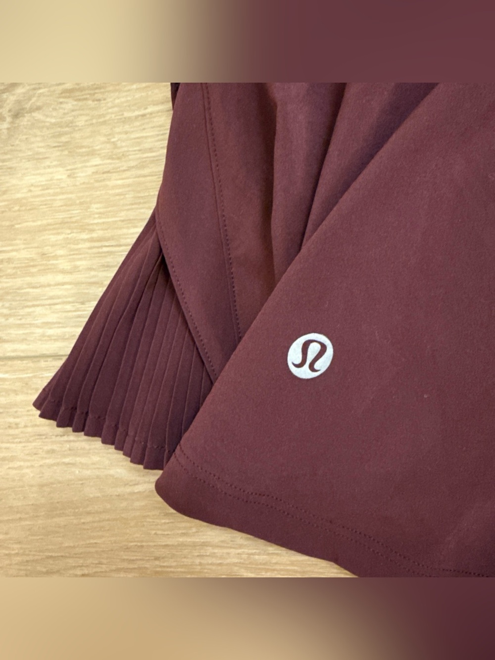 Lululemon Play Off The Pleats Tennis Skirt Cassis Skort/Short Size 4 - Picture 3 of 9
